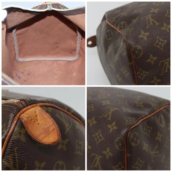 LOUIS VUITTON Monogram Speedy 40 Hand Bag - Picture 13 of 16